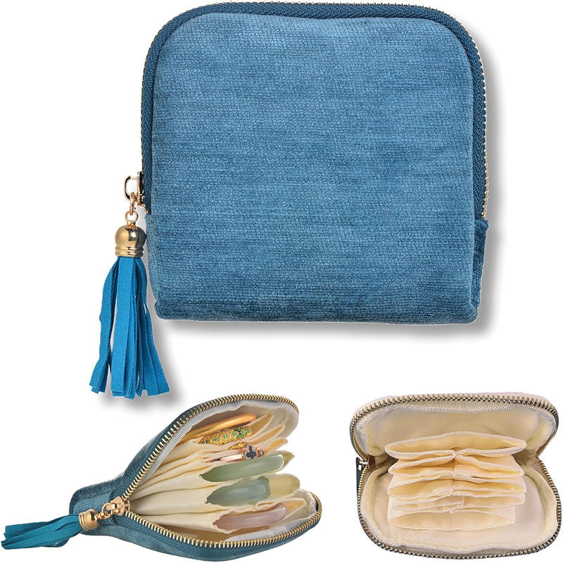 Premium Jewelry Storage Pouch Luxury Velvet Organizer Bag for Bracelets Rings Collectible Accessories