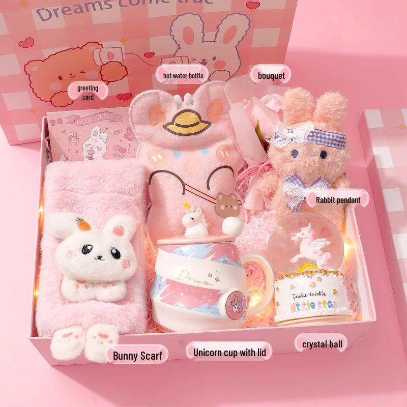 Winter Gift Box for 10-Year-Old Girls: Warm and Practical Birthday Present for Kindergarten and Primary School Students