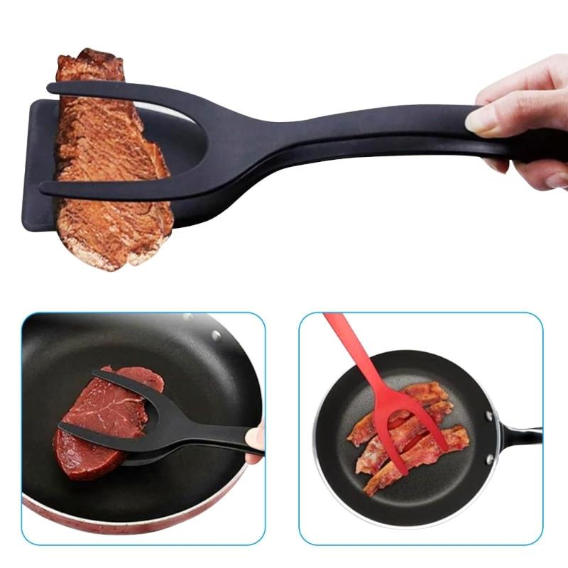 Multipurpose Nonstick Nylon Spatula Tong for Omelets and Fish Flipping Steak Shovel Kitchen Supplies Cooking Tool