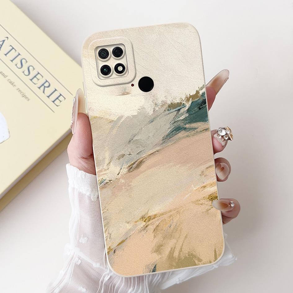 For Xiaomi Poco C40 Case 220333QPG Fashion Daisy Flower Graffiti Soft Silicone Shockproof Back Cover For Poco C40 PocoC40 Bumper