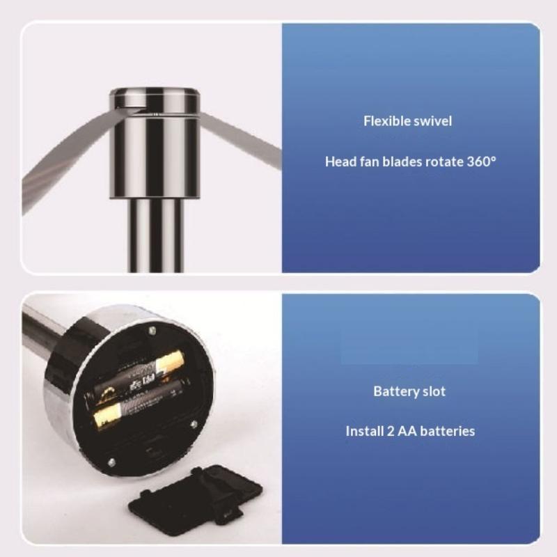 Repellente per Mosche a Batteria 5V 1W – Dissuasore da Scrivania con Pale Rotanti per Mosche e Zanzare