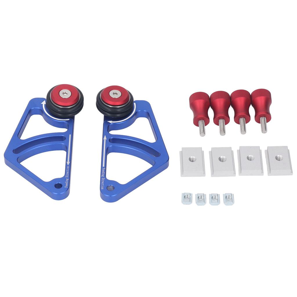 Woodworking Bearing Roller Feeder Table Saw Feeding Guide Aluminum Alloy Pressing Tool Mechanical