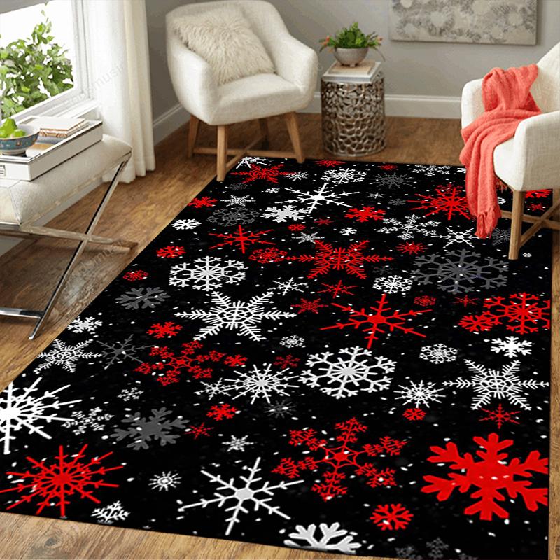 1Pc Christmas Tree Rug Office Carpet Indoor Outdoor Doormat Nonslip Soft And Comfortable Living Room Christmas Halloween Gift D91816