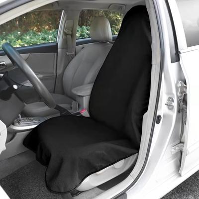 Car Universal Seat Towel Cover Adjustable Waterproof Protector Elastic Strap Non-slip Breathable Front Rear Chair