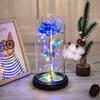 Gold Rose Glass Cover Christmas Creative LED Light, Valentine's Day and Mother's Day Gift Ornament