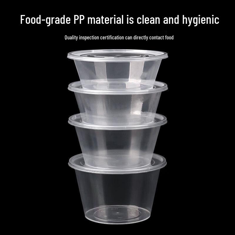ZISIZ Disposable Plastic Food Container