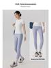 Women's Spring-Summer Slim Fit Yoga T-Shirt: Short Sleeve, Nude Feel, Outdoor Pilates & Running