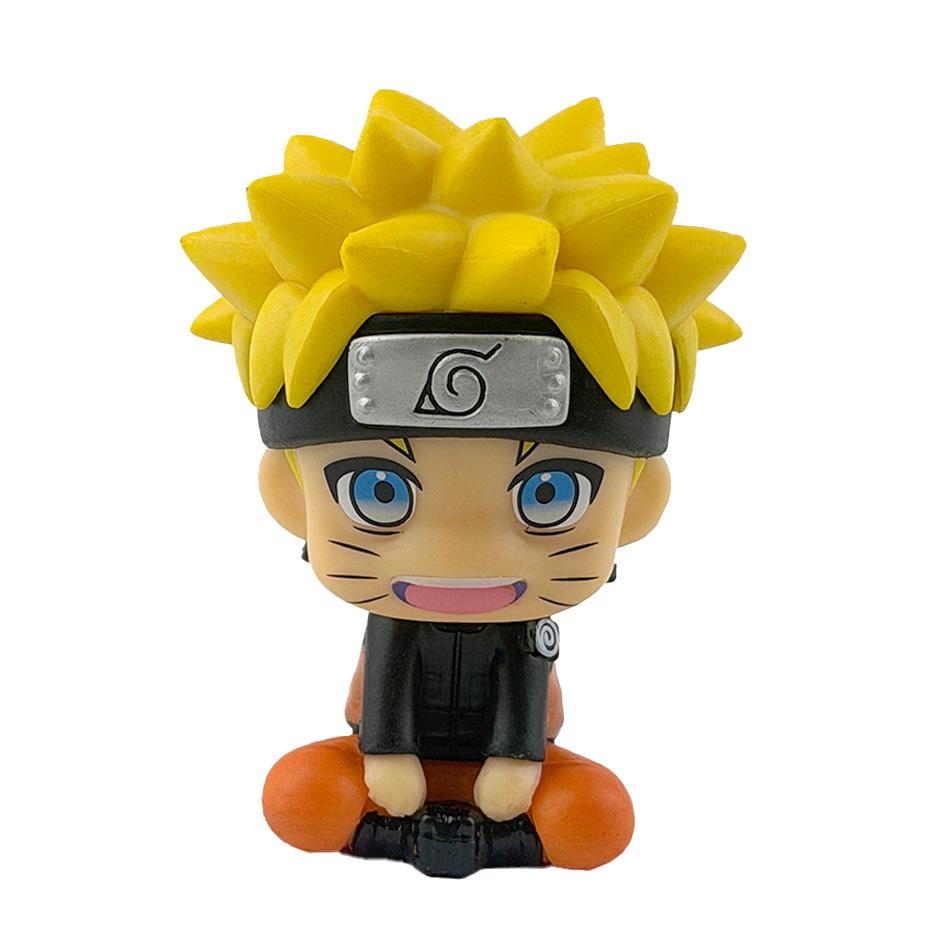 Anime Figure Naruto Kakashi Action Figure Q Version Kawaii Sasuke Itachi Figurine Car Decoration Collection Model Toy