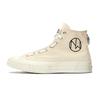 1970s Comfortable Casual High-Top Espadrilles Unisex White
