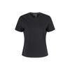 Li Ning Kung Fu Series Comfortable Casual Short Sleeve T-Shirt Women Tops Black AHSW826-3