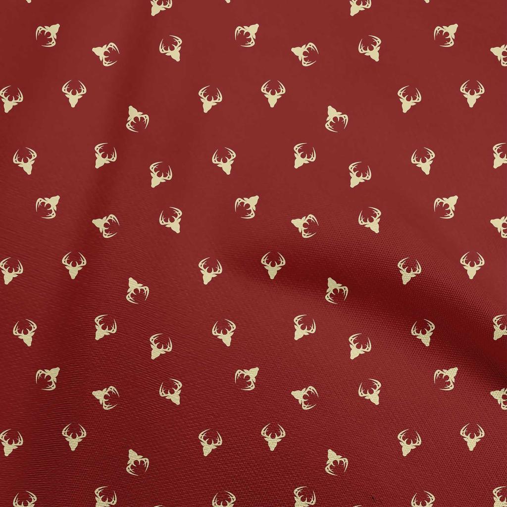 oneOone Georgette Viscose Black Fabric Christmas Fabric For Sewing Printed Craft Fabric By The Yard 42 Inch