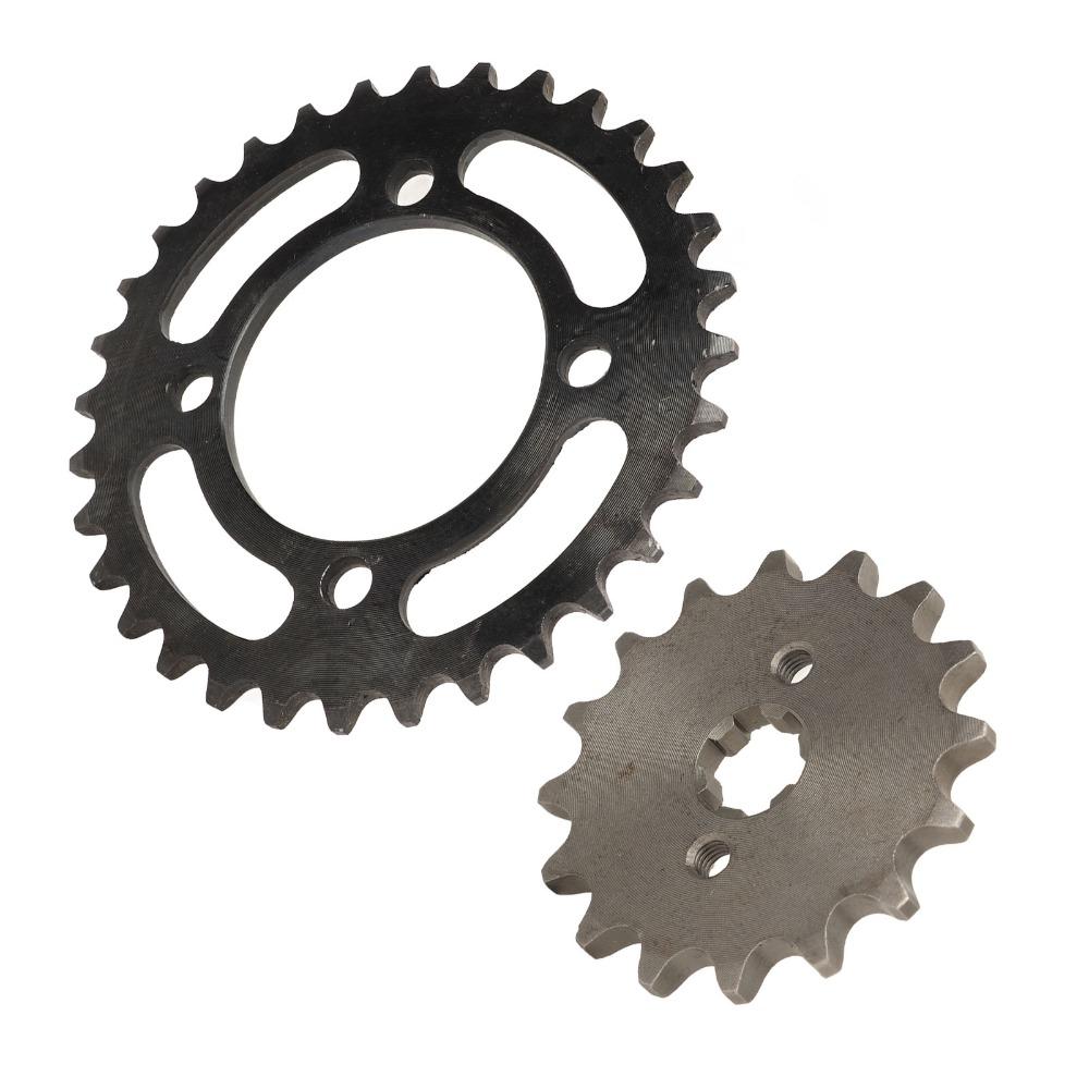 420 Pitch Drive Sprocket Kit 16T Front  32T Rear Motorcycle Sprocket Set  for Off Road Vehicles