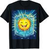 Funny Sun In Ice Cube Humorous Graphic T-Shirt