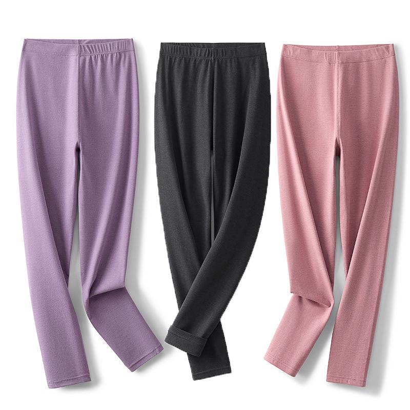 

Autumn Korean Style Plus Size High Elastic Waist Warm Casual Leggings for Women XL (110-140 Jin)