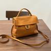 Designer Brand 2026 Autumn/Winter Handmade Original First Layer Cowhide Women's Single Shoulder Crossbody Bag Leather Messenger Bag