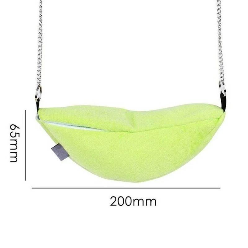

New Pet Cages Swing Design Small Animals Hamster Hanging House Hammock Cage Sleeping Nest Pet Bed Rat Hamster Toys Cage зелений
