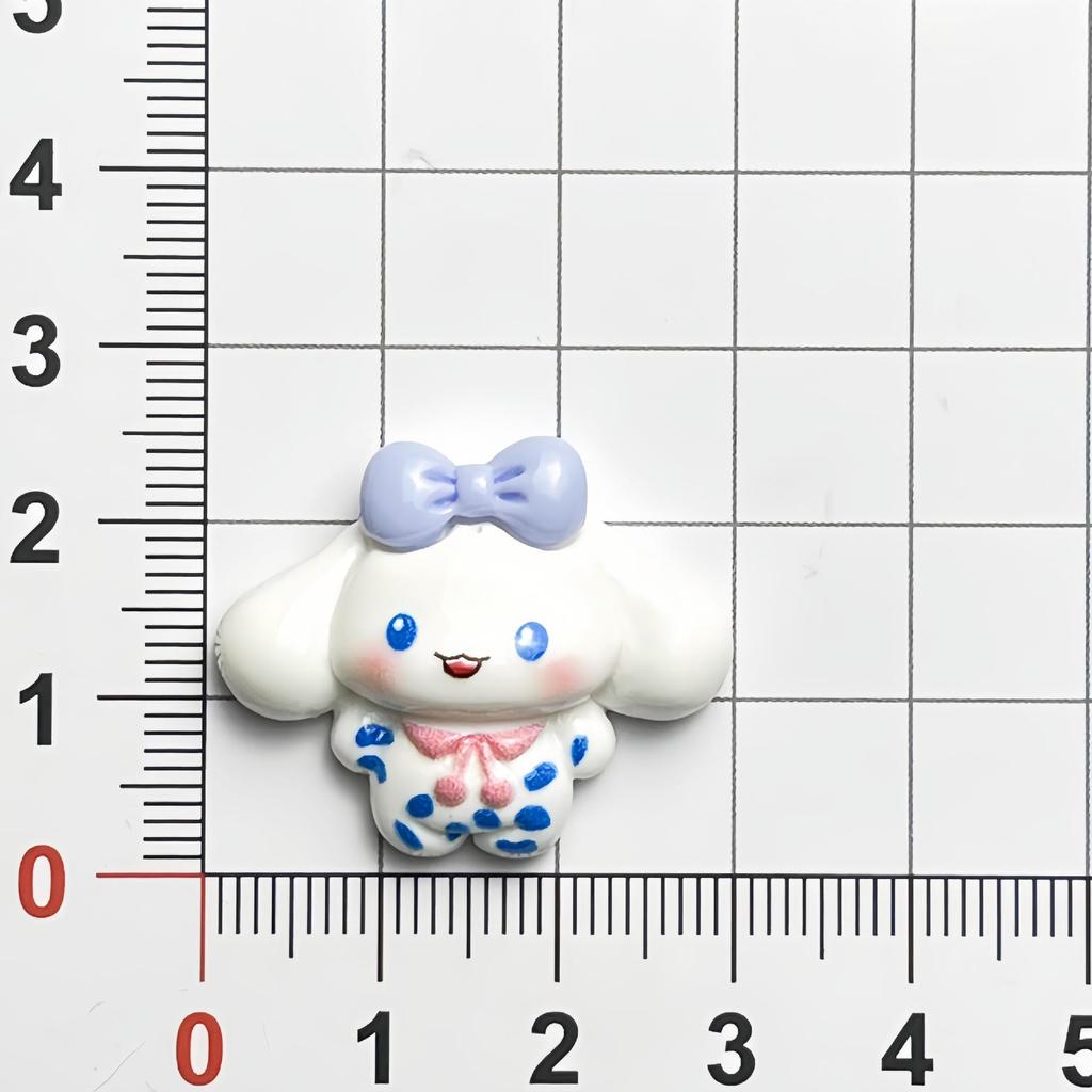 Sanrio Cartoon Glossy Photo Cards & Resin Ornaments DIY Kit: Cream Glue, Refrigerator & Phone Stickers, Keychain Decorative Materials