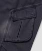 AGOD Vintage Washed Elastic Waist Cargo Pants [Charcoal]