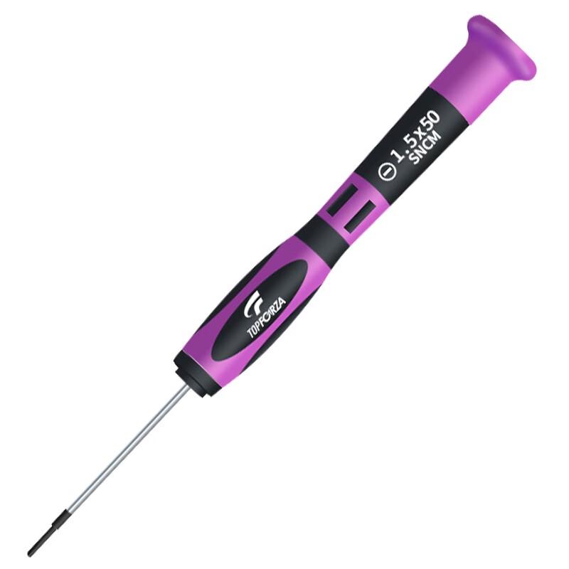 TOPFORZA Purple Black Leopard Precision Magnetic Flathead Screwdriver