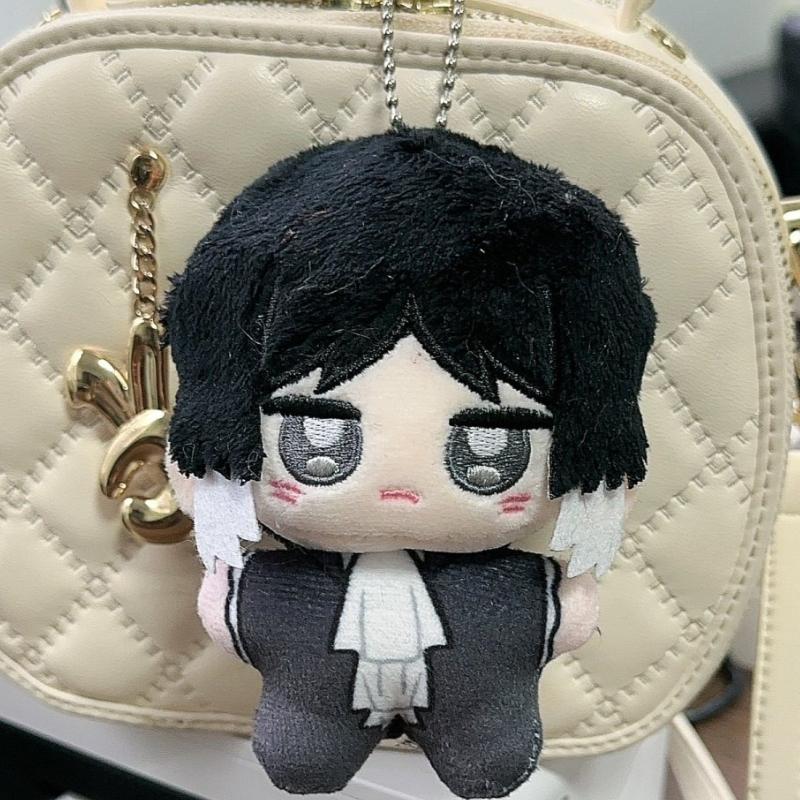 Anime Prototype Bungo Stray Dogs Cute Plush Doll Keychain Cartoon Peripheral Stuffed Animals Toy Gifts Cuddly Fluffy Huggable Kawaii Comfort Adorable
