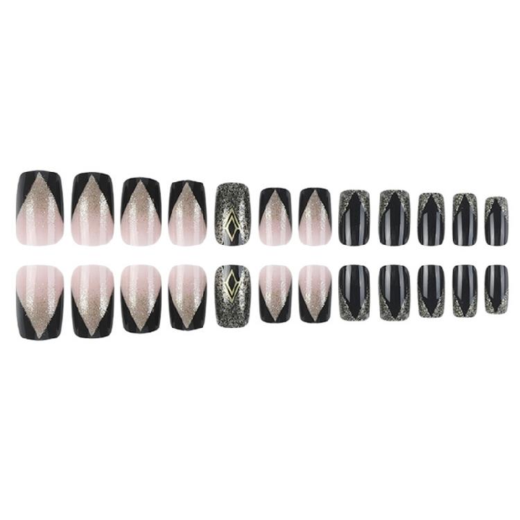 Square Nails Detachable Press On Nails French Artificial Nails False Nails