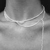 OURPIERRE HAILEY CHAIN NECKLACE SILVER