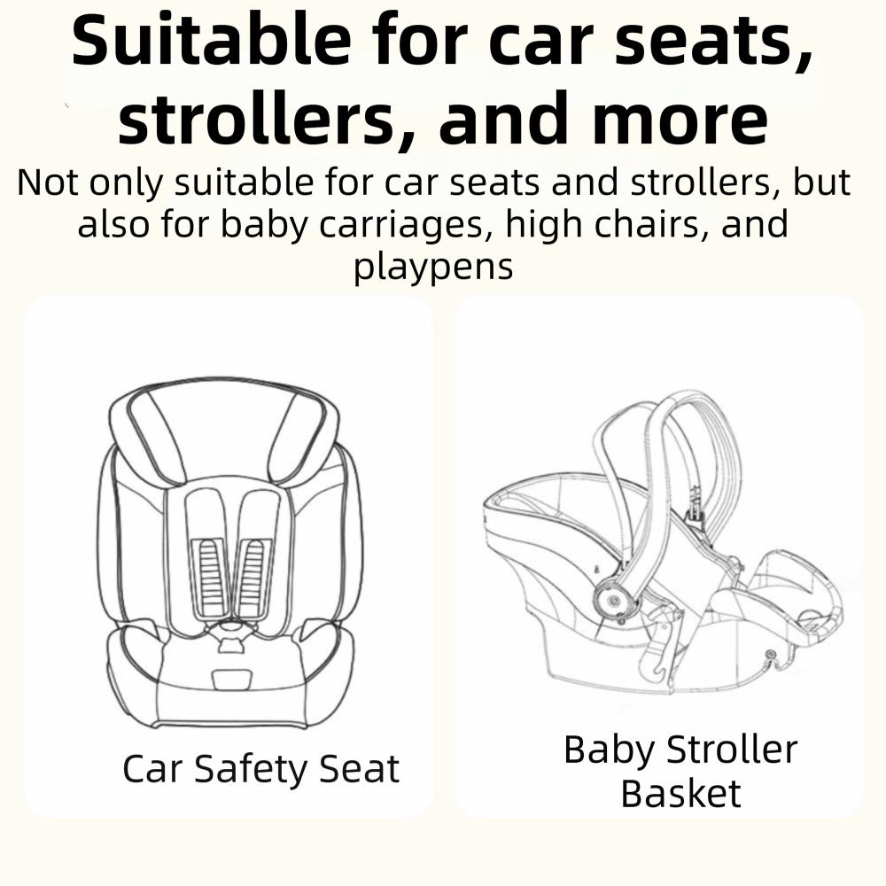 Soft Material Stroller for Car Seat Pad Thickened Support Baby Car Seat Cushion  Strollers