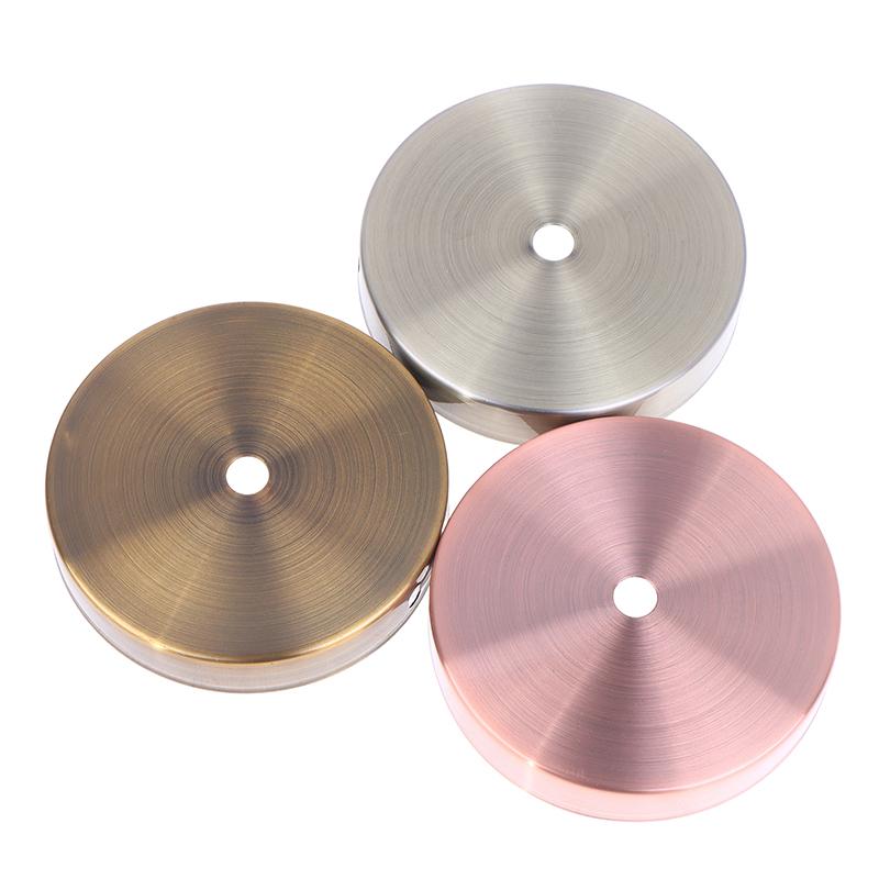 Black Silver Bronze Ceiling Plate Wall Sconce Mount Diy Light Fittings Lamp Base Vintage Pendant Lamp 100*20Mm Disc Base