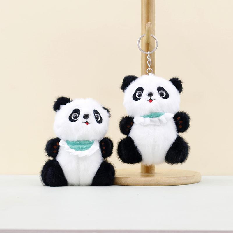 Adorable Panda Plush Toy Hanging Ornament Cute Stuffed Animal Gift For Kids