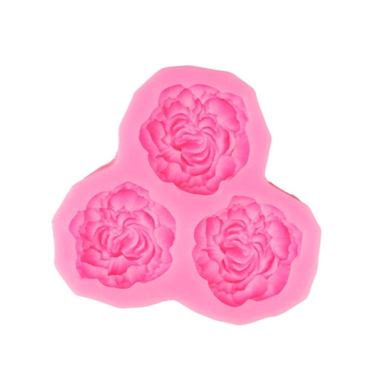Mini-Blumen-Serie Silikonform DIY Handgemacht Fondant Kuchen Backen Schokolade Zucker Kuchen Werkzeuge Harz Ton Herstellung Form