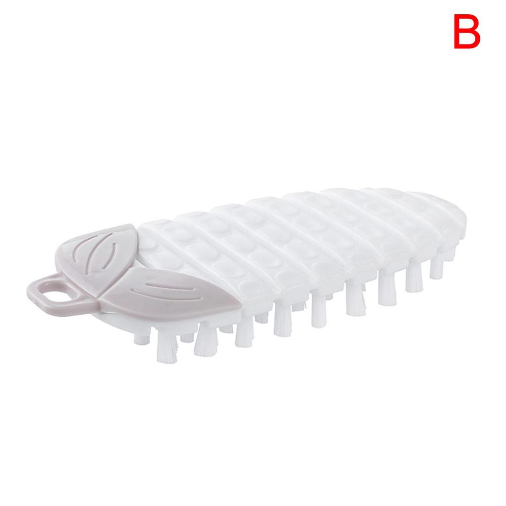 Flexible Multifunctional Fruit Vegetable Brush for Household Kitchen Cleaning Yam and Potato Puree Removal Cleaning Fruit Brush