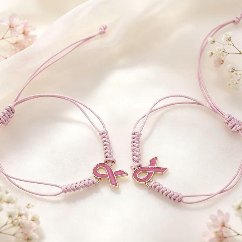 Women S Hand Woven Bracelet For Breast Health Care Simple Style