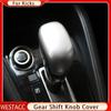 Car Gear Head Shift Knob Protection Cover Cap Trim for Nissan Kicks 2017 2018    2022 Gear Sticker