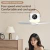 Portable USB Camping Fan with Light, Silent Tripod Stand, Adjustable Speed/Brightness, Detachable Blades for Tent Bedroom Travel