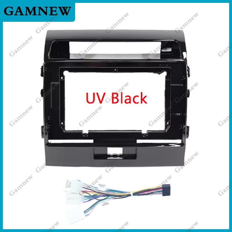 10,1 Zoll Auto DVD Stereo Radio Android Rahmen Panel Blende Kabel Für Toyota 2007-2015 LAND CRUISER Video Kabelbaum Adapter Player