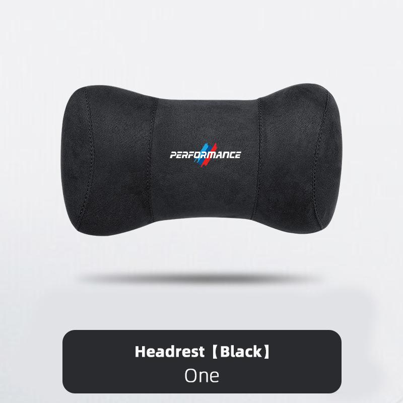 CTCE1 Car Seat Safety Headrest Pad Auto Emblem Neck Pillow For BMW M E46 E90 E60 G30 G32 G01 G02 G05 G06 G07 G26 G16 X3 E92 Sticker