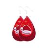 2020 New Double-Layer Leather Christmas Earrings