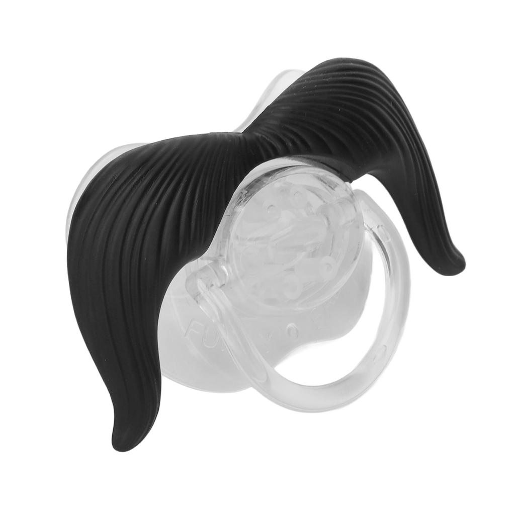 Baby Funny Pacifier Long Beard Funny Soft Silicone Pacifier Infant Chewing Orthodontic Tool