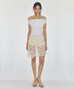 Yuhili Mesh Lace Skirt / White