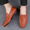 Plus Size 45 46 Leather Loafers Men Moccasins 2025 Mens Casual Shoes Breathable Slip On Flats Male Driving Shoes 2024