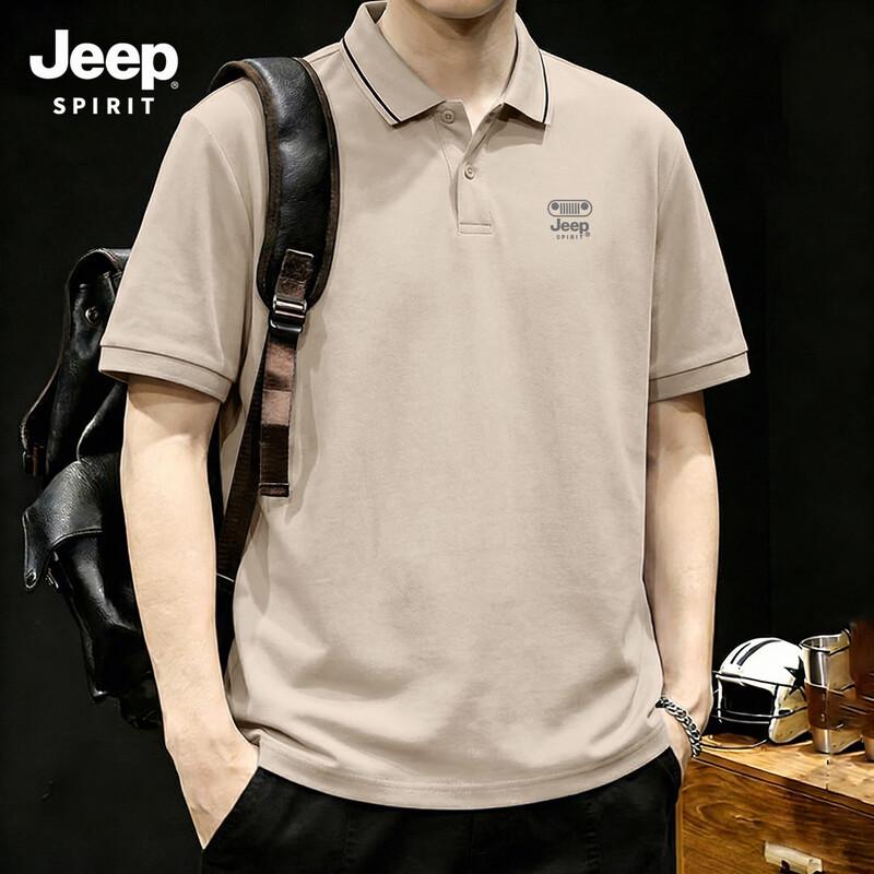 

Мужская повседневная рубашка-поло с коротким рукавом JEEP SPIRIT L