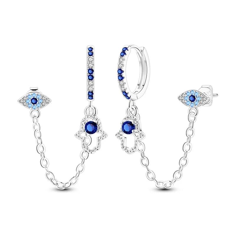 Luxury Copper Pink Sparkling Heart Pearl Earring Glitter Iris Butterfly Stud Earring Mature Glamor Women Jewelry Accessories