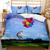 Dog Duvet Cover Set French Bulldogs Bedding Set For Kids Teen Twin Size Black Music Puppy Pet Doggy Animal Quilt Cover