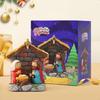 Christmas Nativity Scene Set Holy Family Figurines with Baby Jesus Mary Joseph In Manger Resin Little Nativity Sets and Figures