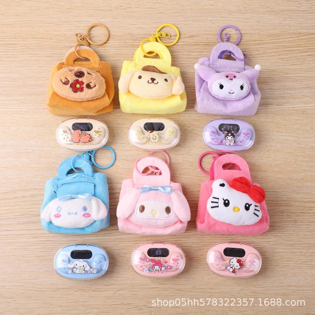 Hello Kitty Wireless Bluetooth Earphones with Cartoon Case & Coin Purse Set