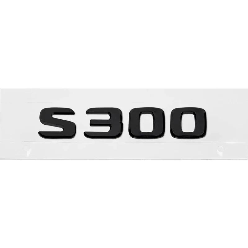 ABS Car Stickers Tail Box Letters Emblem for Mercedes Benz S55 S63 S200 S220 S250 S260 S300 S320 S350 Rear Trunk Badge Decals DY6