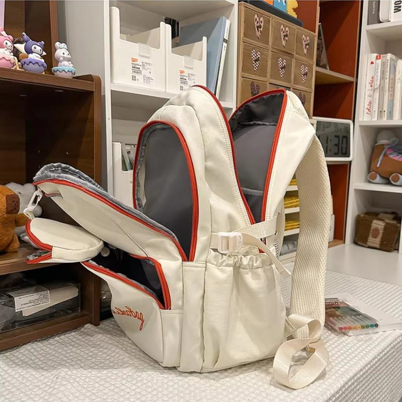 Korean Version Middle and High School Student School Bags Sports and Leisure Women Backpack Lightweight Trendy Travel Rucksack