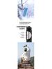 TYESO Portable Insulated Sports Cup with Handle and Straw - Trendy Stainless Steel Design