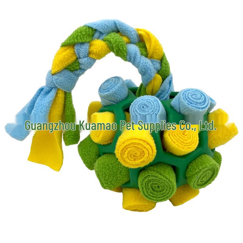 Interactive Dog Puzzle Ball: Sniffing, Teething, Energy-Boosting Olfactory Training Toy