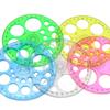 5 Pcs/Set Round Circle Template Circle Stencil Circle Ruler Circle Protractor Large and Small Circle Drawing Aid Tool